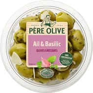 Père olive olives ail & basilic 150g
