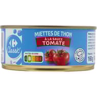 Carrefour classic' miettes de thon à la tomate 160g