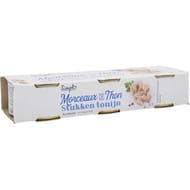 Simpl morceaux de thon listao naturel 3x93g