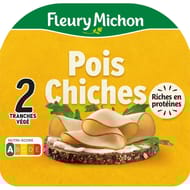 Fleury Michon 2 tranches végé pois chiches 60g