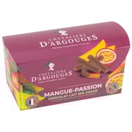 Les chevaliers d'argouges buchettes chocolat lait mangue-passion 150g