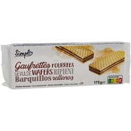Simpl gaufrettes fourrées parfum chocolat 175g