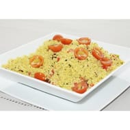 Taboulé oriental et son huile d'olive infusée au basilic