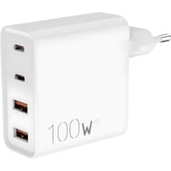 Apm chargeur secteur, quatro, 2 usb-c / 2 usb-a, pd 100w, blanc