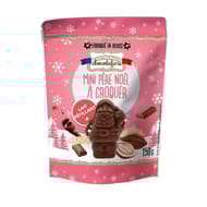 Fortwenger mini père noël à croquer au chocolat lait pétillant 150g