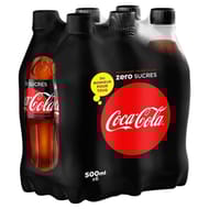 Coca-Cola zéro pet 6x50cl offre bonheur