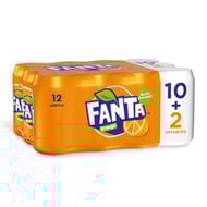 Fanta orange 10+2 boites offertes 12x33cl