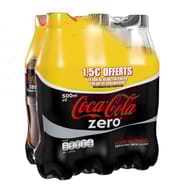 Coca-Cola zéro pet 6x50cl offre de fidélité 1.5E