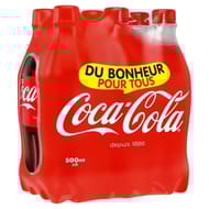 Coca-Cola pet 6x50cl offre bonheur