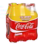 Coca-Cola 6x50cl offre de fidélité 1.5 euros