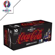 Coca-Cola zéro boite 10x33cl frigo pack Euro