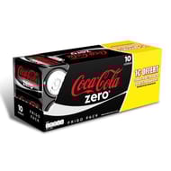 Coca-Cola zéro boite 10x33cl offre de fidélité 1E