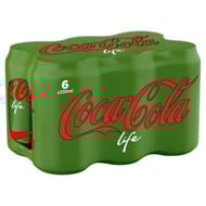 Coca cola life boite 6x33cl