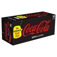 Coca-cola boite 10x33cl offre bonheur