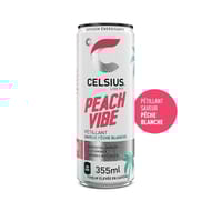 Celsius peach vibe sleek 35.5cl