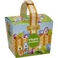 Esprit de fête panier lapin oeufs garni 250g
