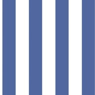 50 serviettes en ouate 40x40cm 3 plis stripes bleu