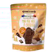 Fortwenger mini père noël à croquer au chocolat lait crispy 150g