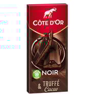 Côte d'or fourré épais noir truffe coeur coulant chocolat 190g