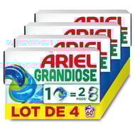 Ariel grandiose pods, lessive liquide en capsules 15 lavages, fraicheu