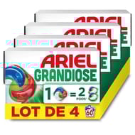Ariel grandiose pods, lessive liquide en capsules 15 lavages, original