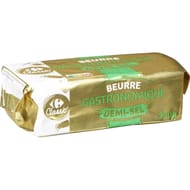 Carrefour classic beurre gastronomique demi sel 250g