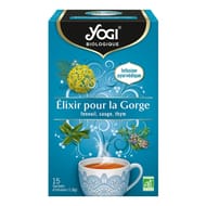 Yogi infusion bio élixir pour la gorge bio 15 sachets - 27g