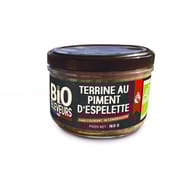 Le bio des éleveurs terrine au piment d'espelette bio 160g