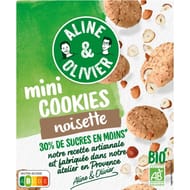 Aline et olivier mini cookies noisette bio 170g