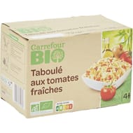 Carrefour bio taboulé aux tomates fraiches 730g