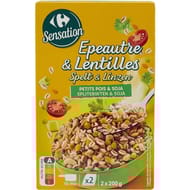 Carrefour sensation mélange épeautre et lentilles 400g