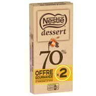 Nestlé dessert noir absolu 70% 2x170g - 340g