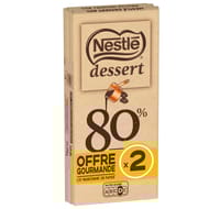 Nestlé dessert noir 80% 2x170g - 340g
