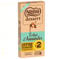 Nestlé dessert lait éclats d'amandes 2x170g - 340g