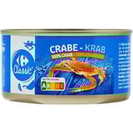 Carrefour classic' crabe 100% chair 170g