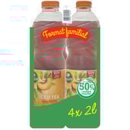Carrefour sensation iced tea pêche 4x2l