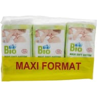 Carrefour maxi carrés coton bébé bio lot de 6x60