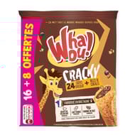 Crêpes whaou! chocolat cracky x24 (16+8 offertes) - 768g