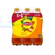 Lipton pêche  5x1,25l+1 offerte