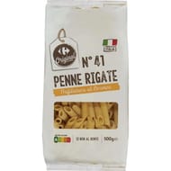 Carrefour original pâtes penne rigate n°41 moule en bronze 500g