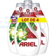 Ariel lessive liquide, 20 lavages, +ultra detachant