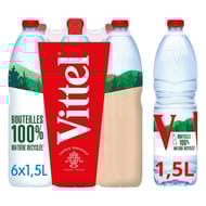 Vittel eau minérale naturelle 6x1,5L
