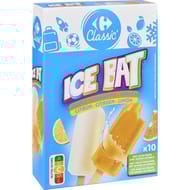 Carrefour classic' 10 bâtonnets orange citron 415g