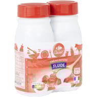 Carrefour classic crème entière fluide uht 30% mg 2x25cl