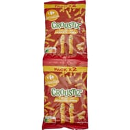 Carrefour biscuits apéritifs à la cacahuète 2x90g