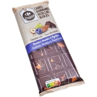 Carrefour original tablette de chocolat noir amandes noisettes myrtille-170g