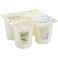 Carrefour bio yaourt brassé nature 4x125g