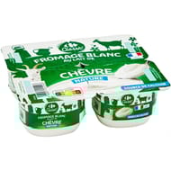 Carrefour extra fromage frais chèvre 4x100g