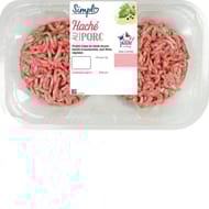 Haché de porc x2 220g Simpl'
