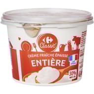 Carrefour classic crème fraiche épaisse entière 50cl